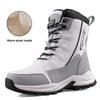 Herren Wasserdichte Schneestiefel mit Zwischensohle Warme Winter Outdoor Schuhe und Rutschfeste und Abriebfeste Outdoorstiefel für Herren