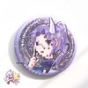 Rainy Language Eating Candy: MBTI Untitled - Purple Group Anime Laser Tinplate Badge Button