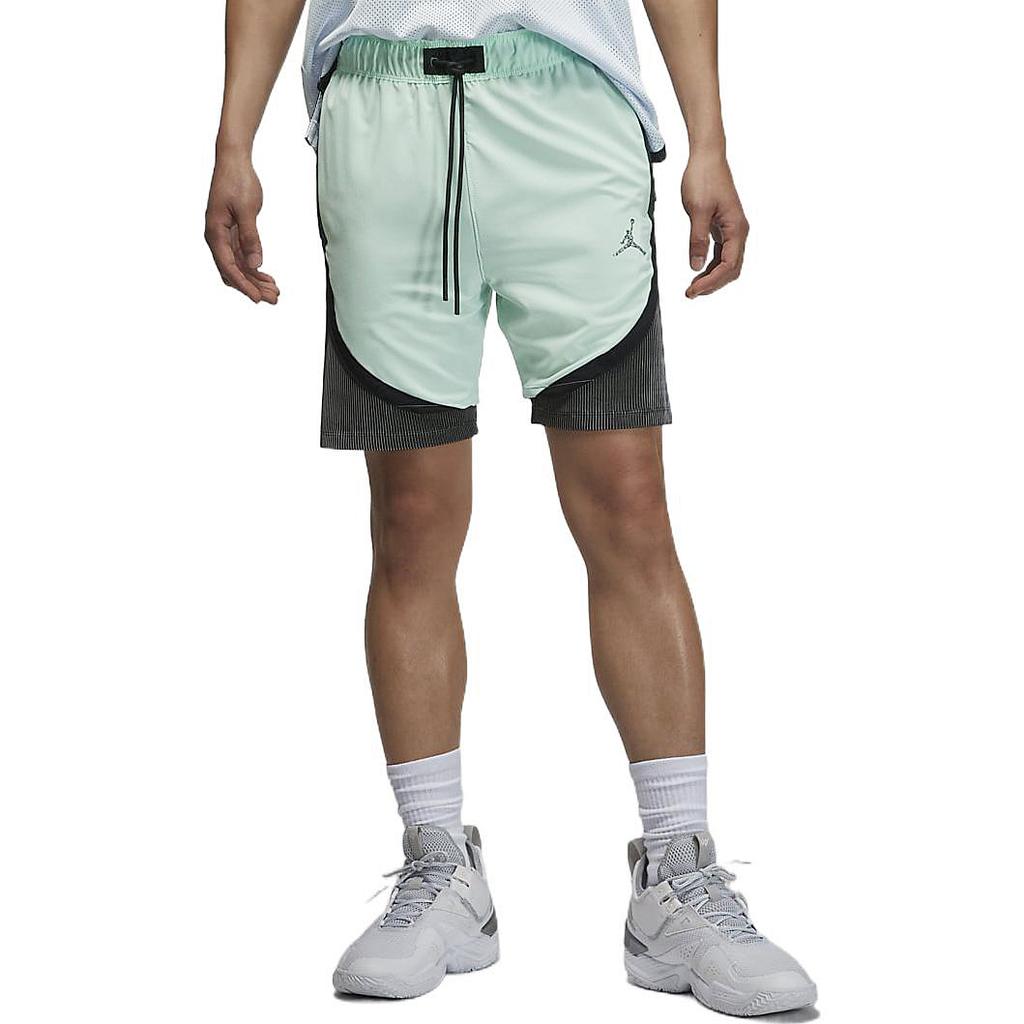 Jordan Logo Contrast Drawstring Casual Shorts Men Bottoms Mint-Green DM1830-379