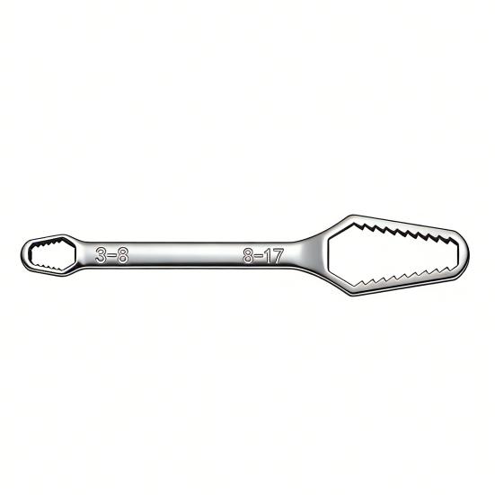 Universal Double Ended Wrench Automotive Bicycle Maintenance Plumbing Wrench 8-22mm Self-Tightening Adjustable Spanner J