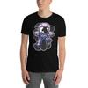 ASTRONAUT CHILDHOOD UNIVERSE RIDER FUN GRAPHIC Short-Sleeve Unisex T-Shirt