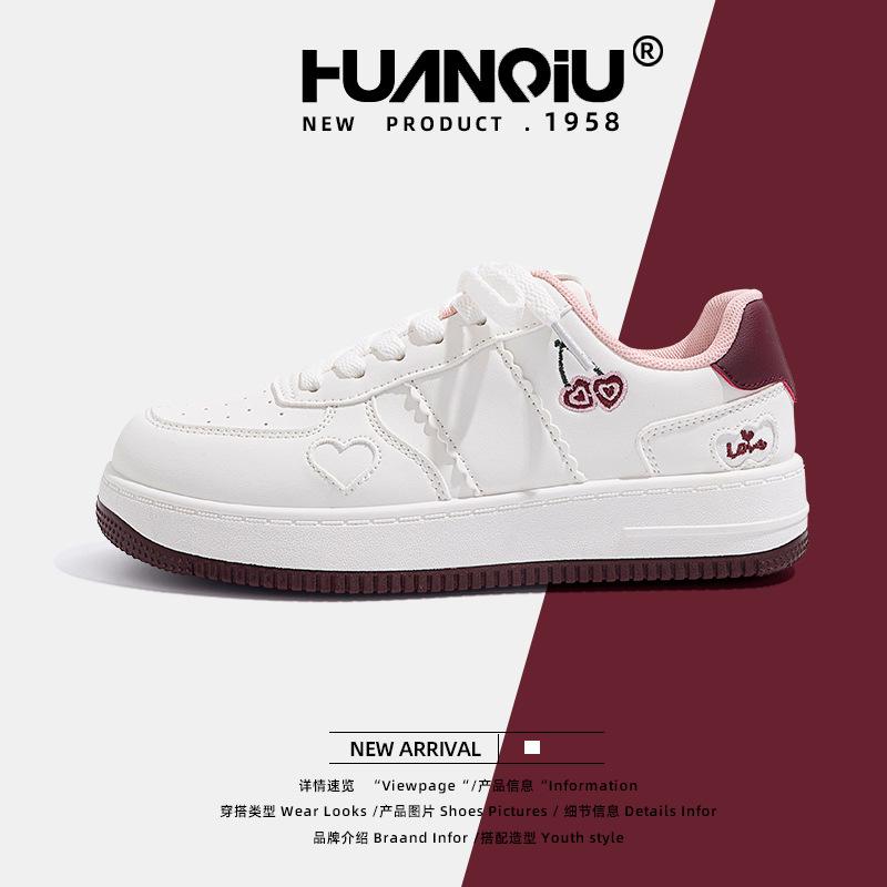 

Глобальные универсальные дышащие маленькие белые туфли женские весенние трендовые студенческие туфли на платформе повседневные туфли для сноубординга ZHQ-HY570 35