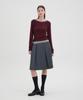Micene Joby Pintuck Midi Skirt