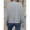Ladies' Casual Stand Up Collar Zipper Jacket