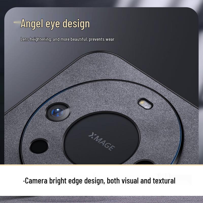 Huawei Mate 60 Series Luxury Suede Phone Case with Full Lens Protection