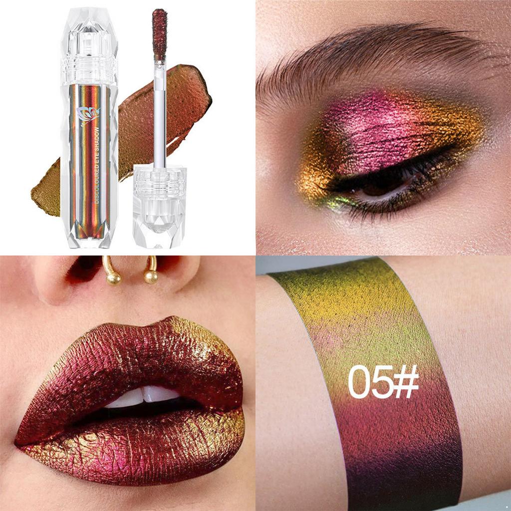 1Pc Chameleon Liquid Eyeshadow Metallic Glitter Shimmer Long Lasting Waterproof Eye Makeup Vegan Cruelty Free for Women Girls Party