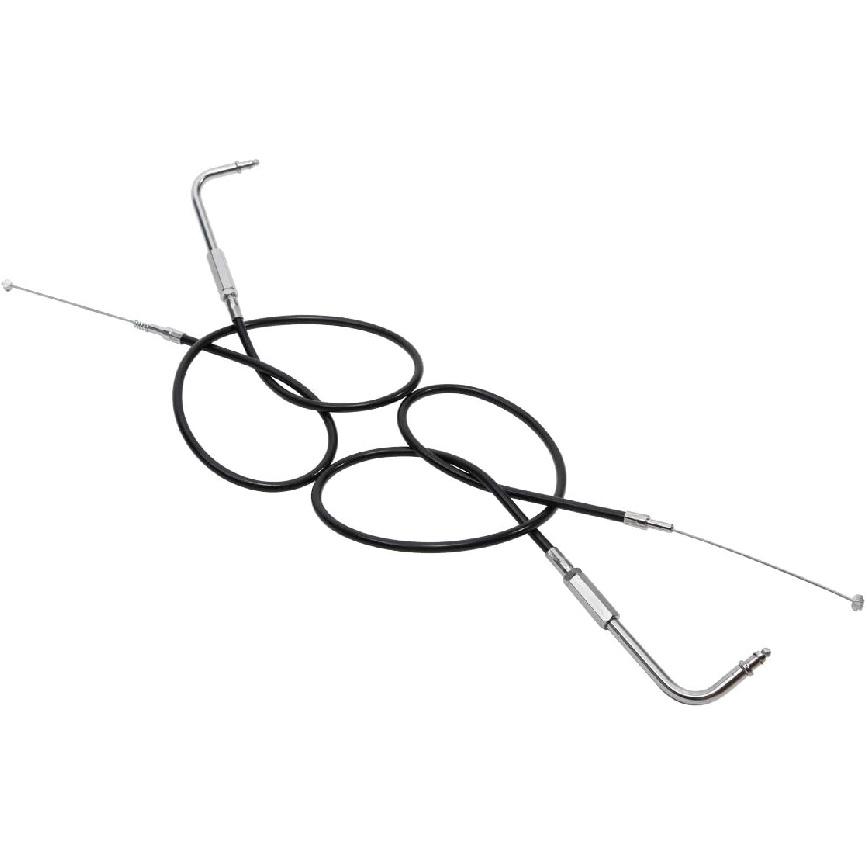 SLMOTO 80CM Black Motorcycle Throttle Cable Fit for Harley Sportster XL883 XL1200