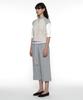 PARTIMENTO WOMEN Pwc Henley Neck Three-Quarter Sleeve Tee_Ecru