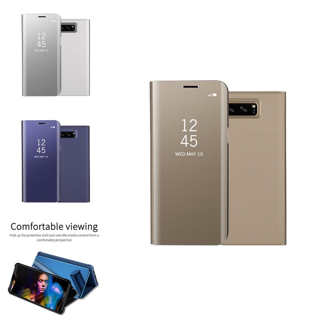 Elegante Luxus Smart Sleep Wake Up Flip Ständer Halter Hülle für Samsung Galaxy S8/s9