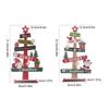 Festival Wood Christmas Decorations Christmas Tree Crafts Tabletop Centerpieces for Indoor Home Shops Decorations