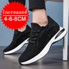 Sommer Mesh Atmungsaktive Erhöhungsschuhe Herren Casual Sneakers Atmungsaktive Schnürschuhe Sportschuhe 4/6/8CM Freizeit Erhöhungsschuhe 37-43