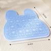 Silicone Bathroom Non-Slip Mat Massage Particles Suction Cups Non-Slip Bath Mat Easy Clean Massage Texture Bath Massage Mat