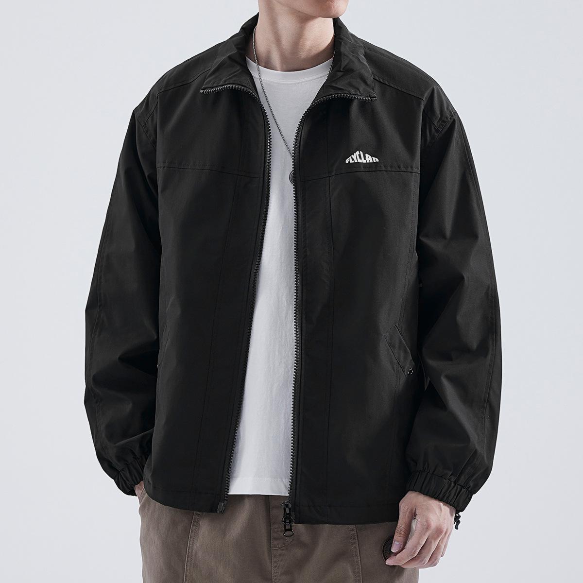 

Ветрозащитная винтажная куртка Hansca Tooling, мужская, сезонная, свободная, повседневная, мужская, верхняя часть куртки 3XL чёрный