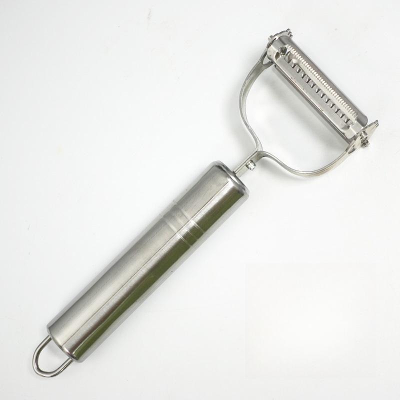 3pcs Stailess Steel Multifunctional Peeler And Julienne Slicer - a Kitchen Tool for Chopping Vegetables And Fruits