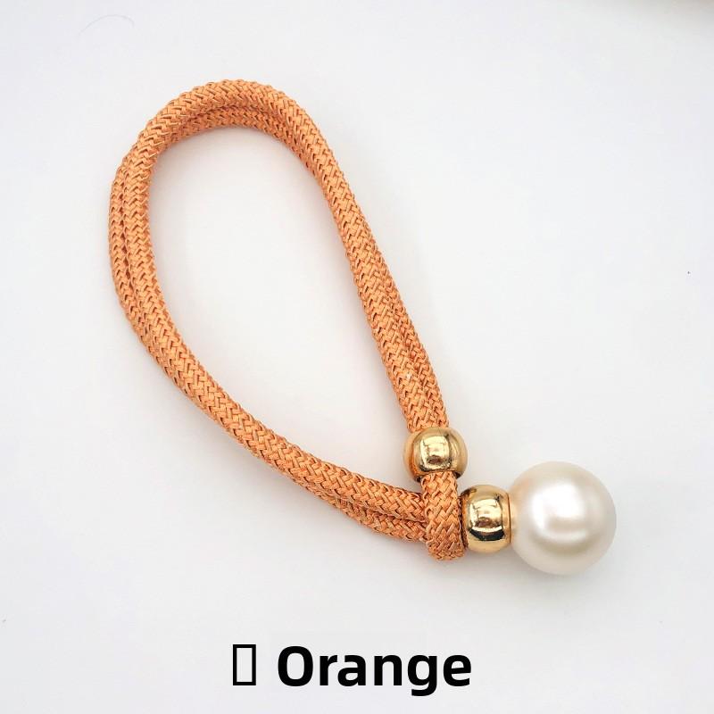 Large Pearl Curtain Binding Straps Binding RopesDecorative Tie Straps Curtain BucklesAdjustable Folding Tie Straps