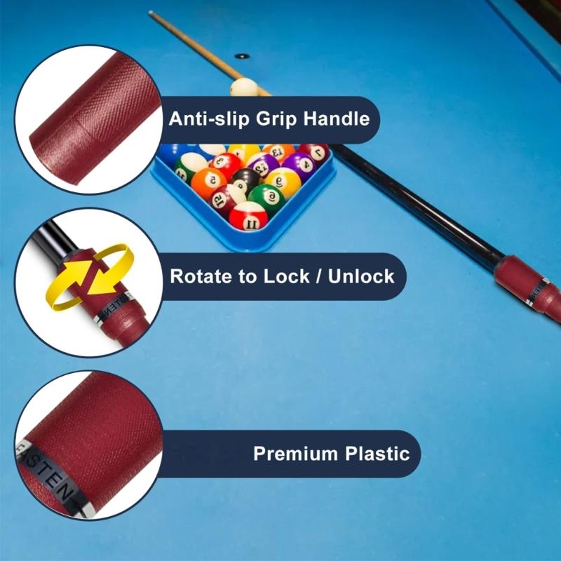 Billiard Pool Cue Extender Lengthener Light Weight Pool Stick Billiards Cue Butt End Extender Billiards Accessories