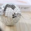 Christmas Disco Mirror Ball Hanging Glass Decor Ornaments For Party Event Decor