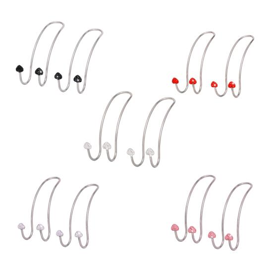 Durable Auto Seat Back Hangers Peach Heart Shape Red Space Saving Modern