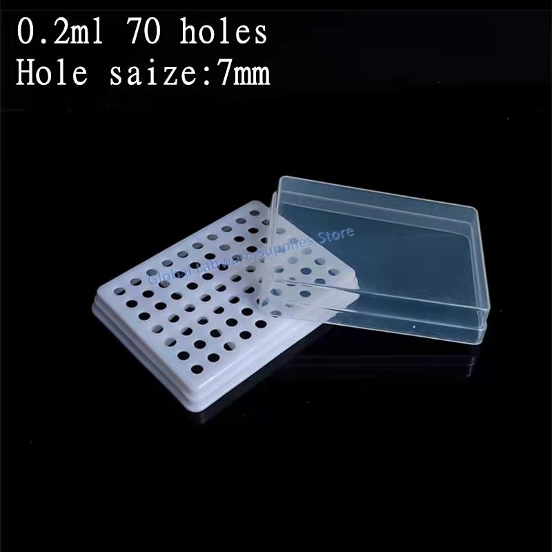 1 pezzo 0,2 ml 0,5 ml 1,5/2 ml 5 ml 10 ml 15 ml 50 ml Scatola per provette da centrifuga in plastica Scatole porta provette PCR Forniture da laboratorio