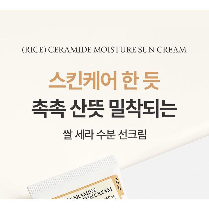FULLY - Rice Ceramide Moisture Sun Cream
