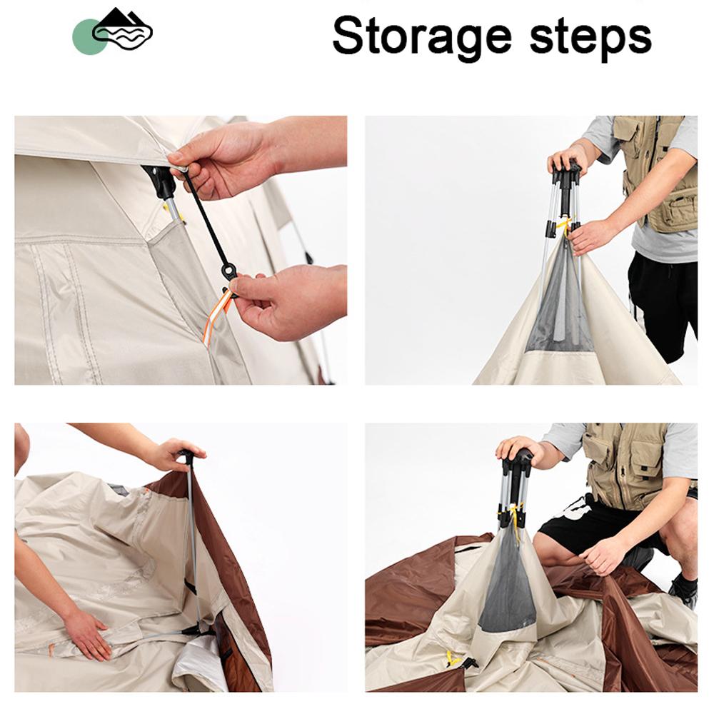 Selbstfahrendes Reise-Campingzelt im Freien, automatisches, schnell öffnendes Zelt, tragbar, regenfest