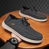 S Zuhause mit dem gleichen Riemen Canvas-Schuhe Herren Übergröße Slipper trendige Canvas Flachboden Freizeitschuhe Herren Spot