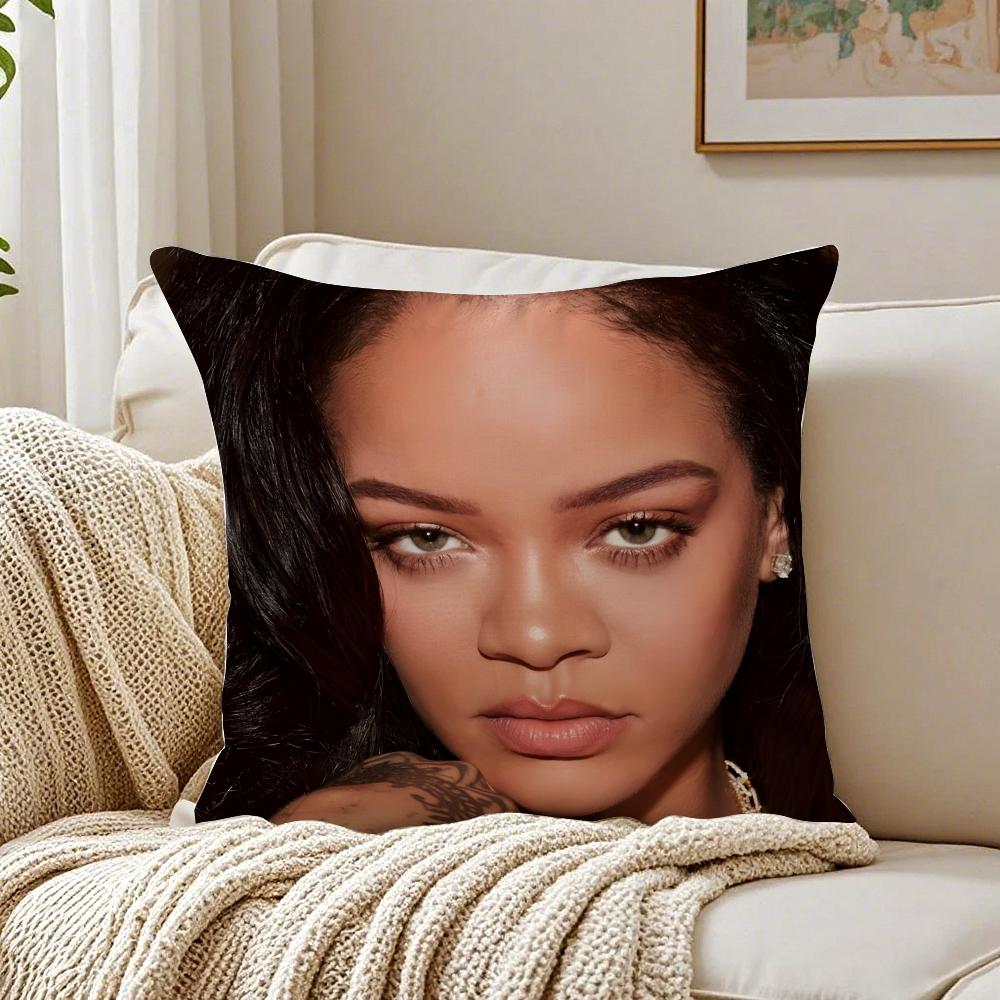 singer fashionable RRihanna Cushion Cover Pillowcase Antidustmite living Room Sofa Decor Cushion Room