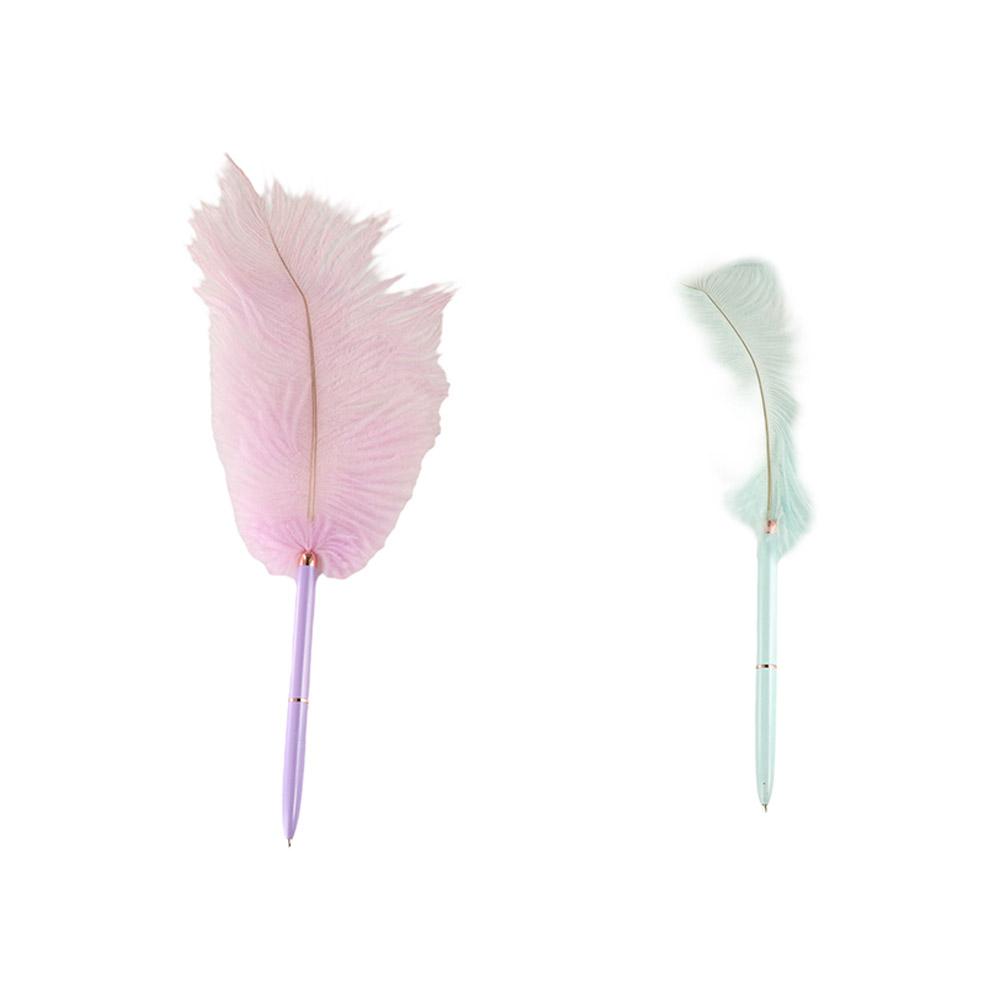 Writing Smoothly Neutral Gel Pens Flurry Feather Ballpoint Pen Creative Signature Pen  Stationery
