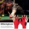 1Pc 3-Finger Billiards Glove Anti-slip Sweat-absorbing Breathable Men Women Left Hand Snooker Cue