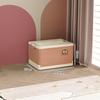 Plastic Storage Box Folding Organization Boxes Living Room Large Capacity Acrylic Case Household Living Organization Furniture