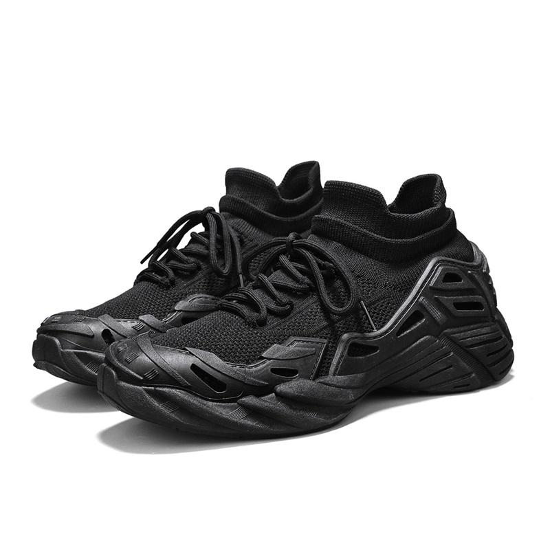 2026 Summer Textile Mesh Shoes Breathable, Lightweight, Legged, Thick Soled Sports Shoes Outdoor Casual Dad Shoes Men 39