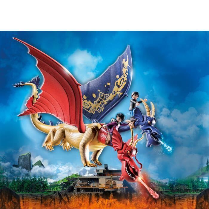 PLAYMOBIL 71080 Dragons WuWei &amp; Jun, Jouet pour Enfant, 2 personnages et accessoires, Dragons Nine Realms