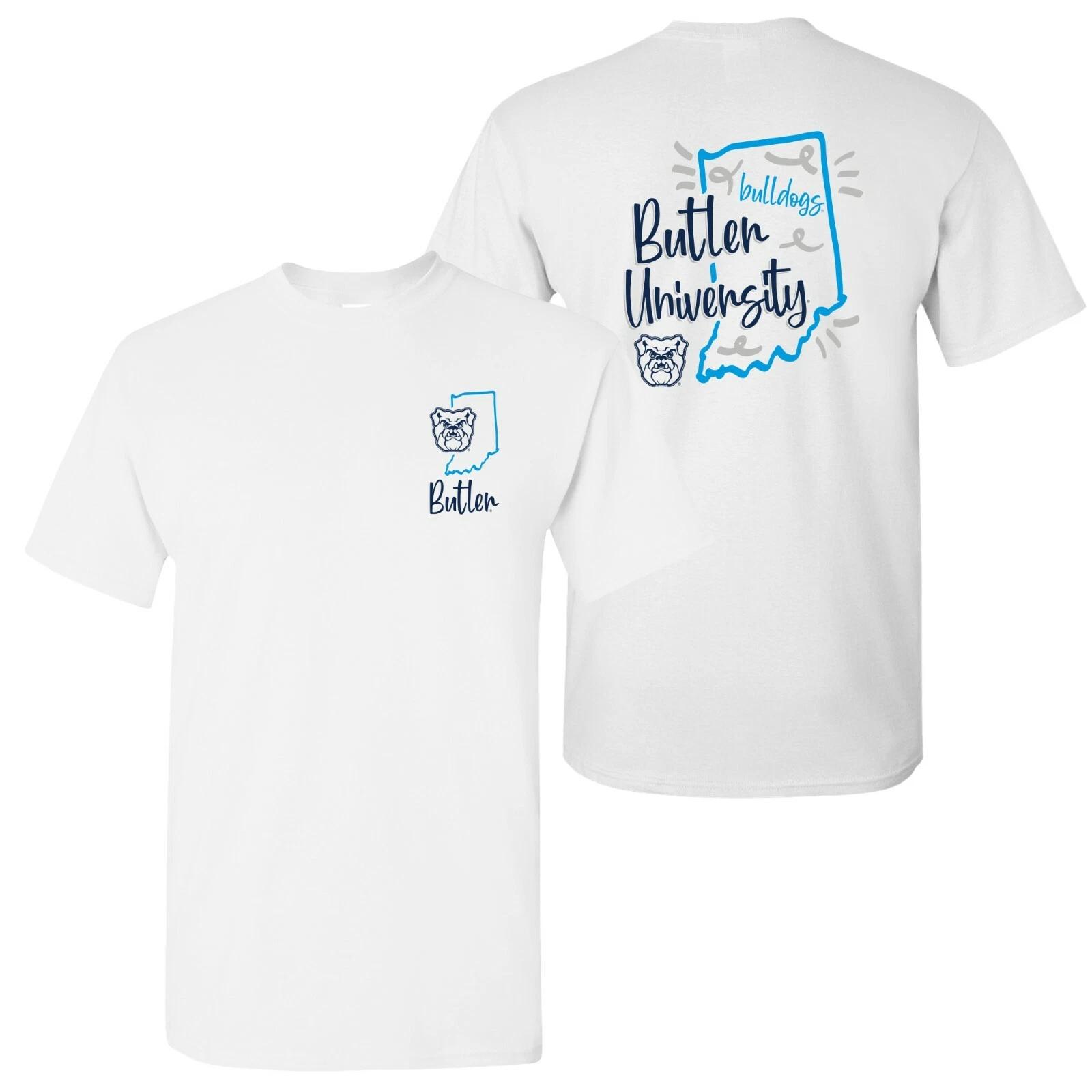 Butler Bulldogs Playful Sketch T Shirt - White S