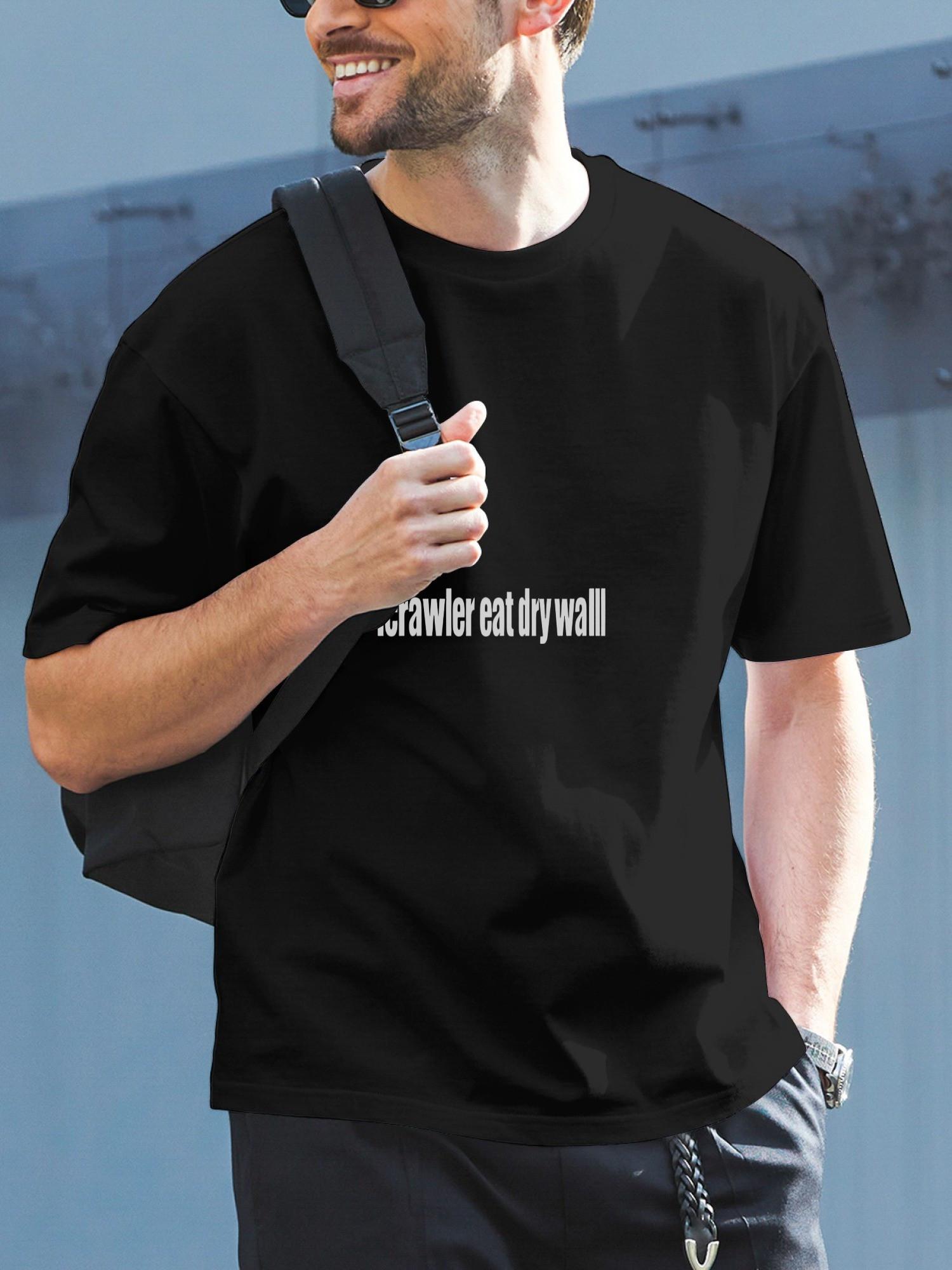 1pc Icrawler eat drywall minimalist logo T-shirt S