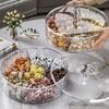 Light Luxury 360° Rotatable Divided Snack Tray