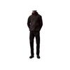 Solid Color Hooded Long Sleeve Jacket Men Jackets Black 40BM527-001