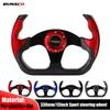 Volante Sportivo da Corsa Piatto da 13 Pollici 330mm per Drift Tipo D in PU Universale PCD=70mm