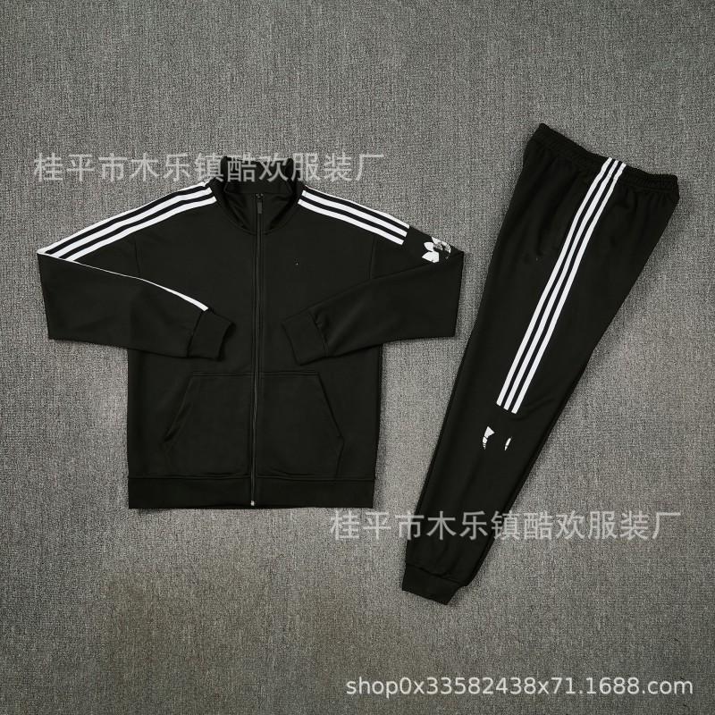 AJ Tracksuit Set Long Zip Football Training Suit No Team Men Women Sportswear