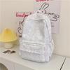Schoolbag Japanese ins style girl backpack female middle school student schoolbag high value lace edge light leisure travel backpack
