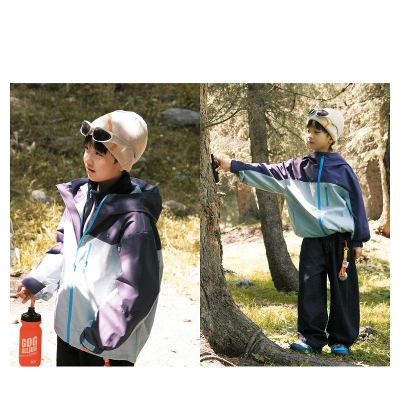 Boys Casual Waterproof Jacket Spring Autumn Kids Outdoor Coat