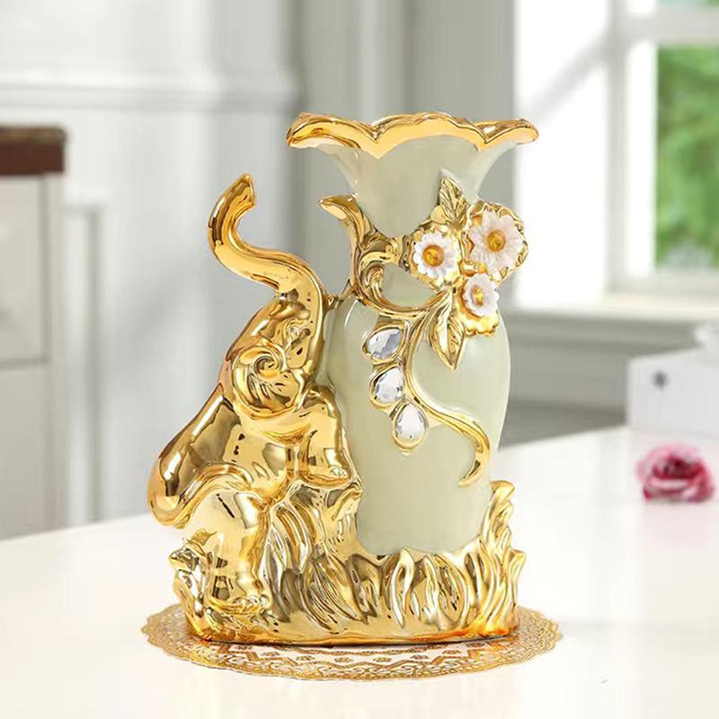 Керамические Вазы в Европейском Стиле Декорации для Гостиных Предметы Интерьера Композиции Вазы для Цветов