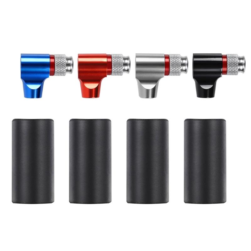 Portable Tire Inflator with Insulating Sleeve Bicycles Cartridge Pump Small Bike Pump CO2 Inflator Bicycles Accessories