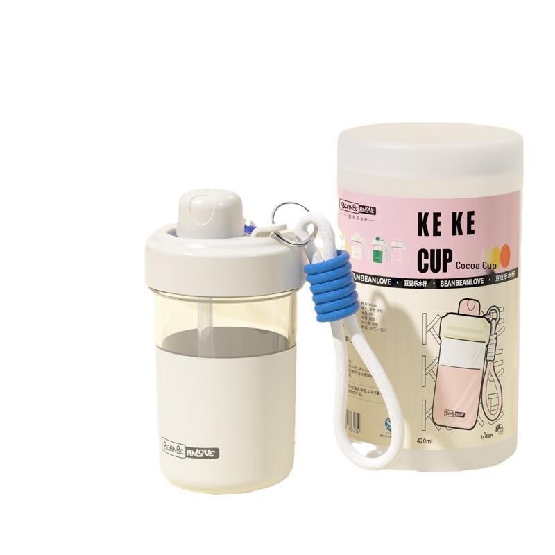 BEANBEANLOVE Tritan Dual-Use Water Bottle