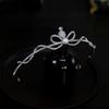 Koreanisch Neu Exquisit und Schlicht Zirkon Perle Schleife Braut Hochzeitskrone Tiara Krone Tiara