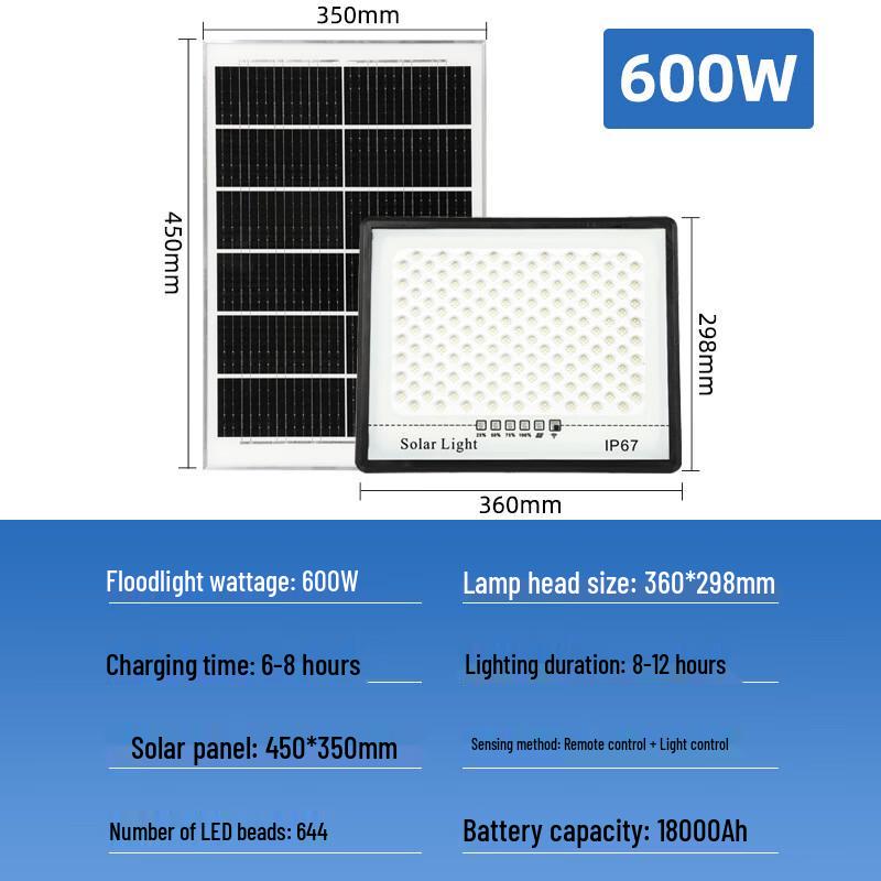 Nu Feng Solar Garden Light 600W