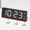 LED Display Clock Travel Sized Kids Room Nightlight Clock Quiet Bedroom Digital Clocks Perfect For Dorms Hotel