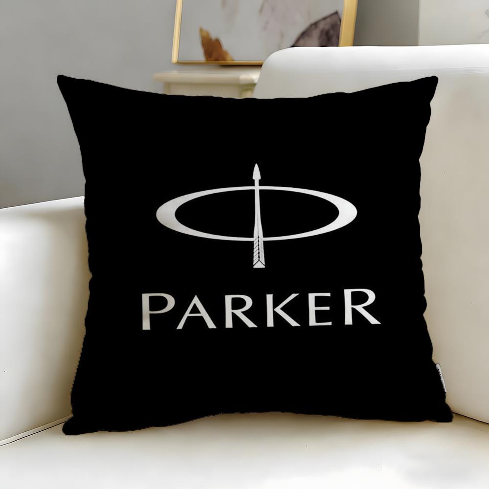 classic stationery brand Parker Cushion Cover Soft  EasyWash Pillow Case  Versatile for Couch Bed Travel and Office