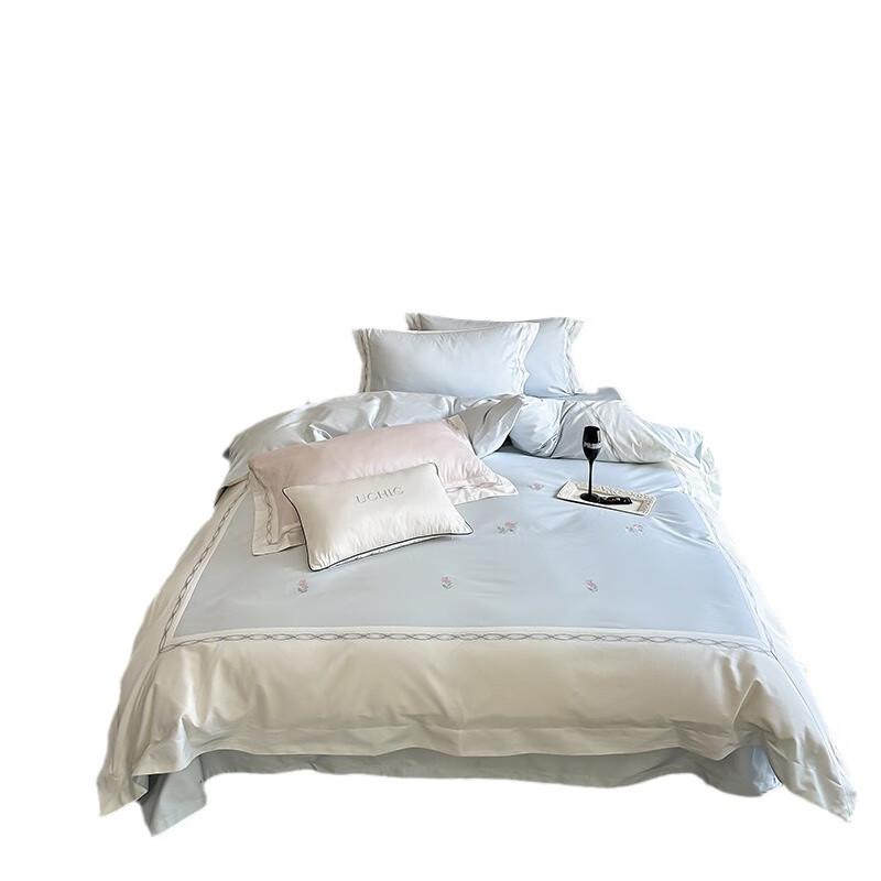French Rendezvous 100s Long-Staple Cotton Embroidered Bedding