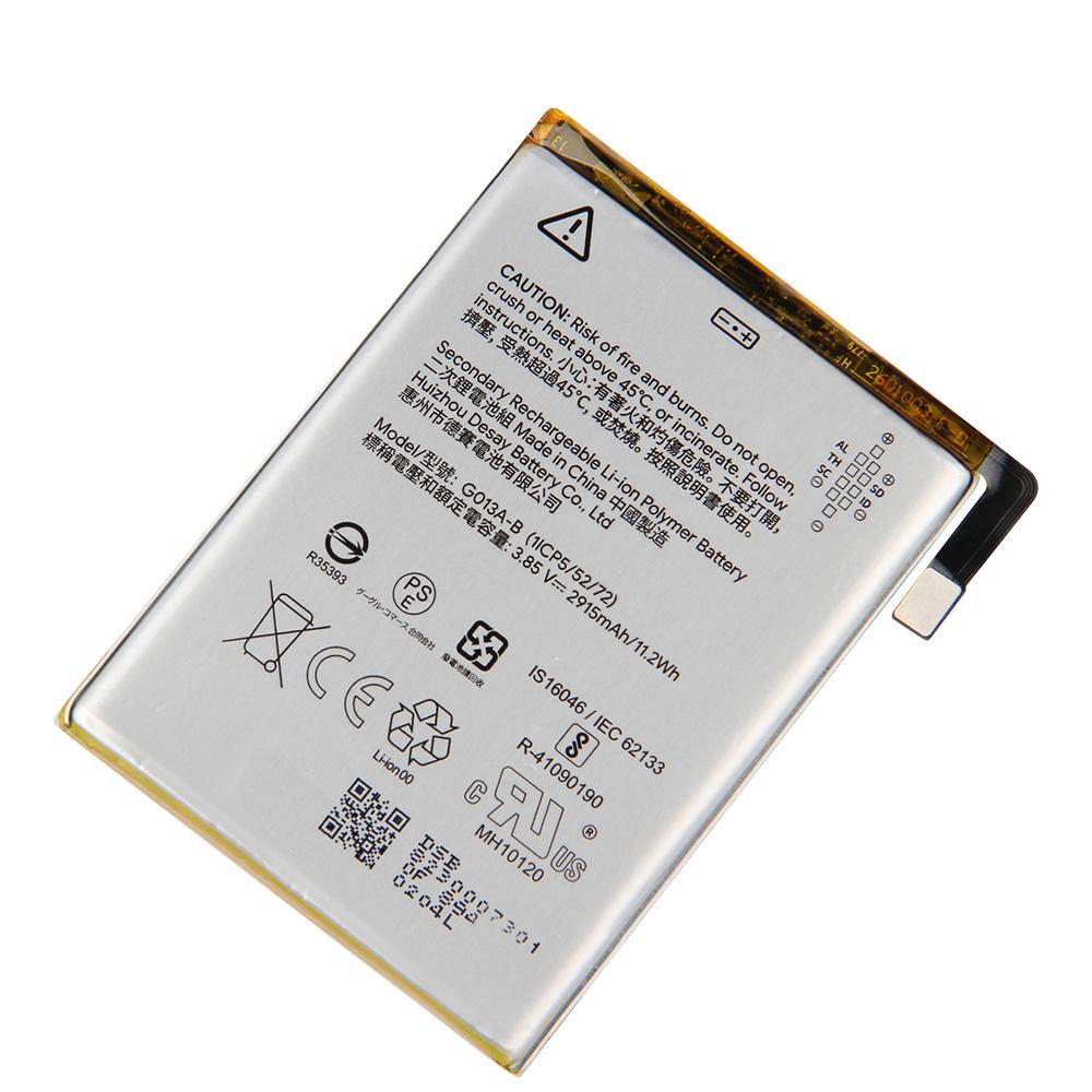 Rechargeable Lithium Battery For Google Pixel 3 Pixel3 G013A-B Phone Battery 2915mAh