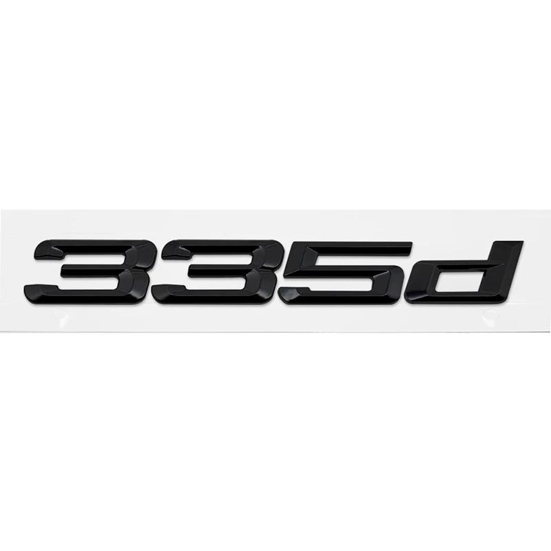 ABS Car Rear Trunk Letters Logo Badge Emblem Sticker For BMW 3 Series 318d 320d 325d 328d 330d 335d E46 E90 E91 F30 F31 F34 G20